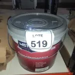 01 BALDE DE TINTA PVA NA COR BRANCA DE 14L MARCA MISTERLAR. (NO ESTADO) ATENÇÃO! FAZER A VISITAÇÃO ANTES DE ARREMATAR, NÃO SABEMOS SE FUNCIONA, LEILÃO NÃO TEM GARANTIA E NEM DEVOLUÇÃO, SUJEITO A POSSÍVEIS AVARIAS VISÍVEIS/OCULTAS E/OU AUSÊNCIA DE COMPONENTES.
