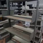 01 ESTANTE DE FERRO. (NO ESTADO) ATENÇÃO! FAZER A VISITAÇÃO ANTES DE ARREMATAR, NÃO SABEMOS SE FUNCIONA, LEILÃO NÃO TEM GARANTIA E NEM DEVOLUÇÃO, SUJEITO A POSSÍVEIS AVARIAS VISÍVEIS/OCULTAS E/OU AUSÊNCIA DE COMPONENTES.