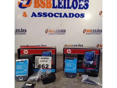LOTE 462 - 02 HP IPAQ 111. (NO ESTADO, LEILÃO NÃO TEM GARANTIA E NEM DEVOLUÇÃO, SUJEITO A POSSÍVEIS AVARIAS VISÍVEIS/OCULTAS E/OU AUSÊNCIA DE COMPONENTES).
