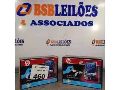 LOTE 460 - 02 HP IPAQ 110. (NO ESTADO, LEILÃO NÃO TEM GARANTIA E NEM DEVOLUÇÃO, SUJEITO A POSSÍVEIS AVARIAS VISÍVEIS/OCULTAS E/OU AUSÊNCIA DE COMPONENTES).