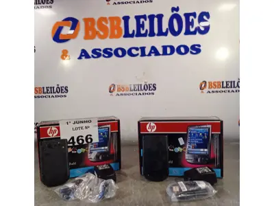 LOTE 466 - 02 HP IPAQ 110. (NO ESTADO, LEILÃO NÃO TEM GARANTIA E NEM DEVOLUÇÃO, SUJEITO A POSSÍVEIS AVARIAS VISÍVEIS/OCULTAS E/OU AUSÊNCIA DE COMPONENTES).