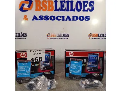 LOTE 466 - 02 HP IPAQ 110. (NO ESTADO, LEILÃO NÃO TEM GARANTIA E NEM DEVOLUÇÃO, SUJEITO A POSSÍVEIS AVARIAS VISÍVEIS/OCULTAS E/OU AUSÊNCIA DE COMPONENTES).