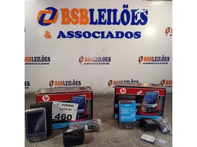 LOTE 460 - 02 HP IPAQ 110. (NO ESTADO, LEILÃO NÃO TEM GARANTIA E NEM DEVOLUÇÃO, SUJEITO A POSSÍVEIS AVARIAS VISÍVEIS/OCULTAS E/OU AUSÊNCIA DE COMPONENTES).