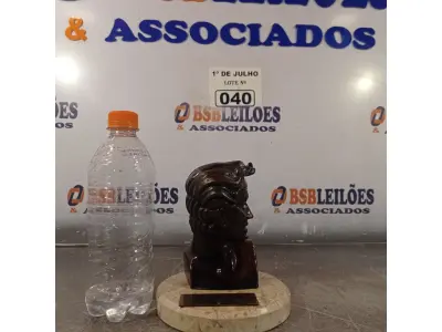 LOTE 040 - 01 BUSTO DE SIMÓN BOLÍVAR. (NO ESTADO, LEILÃO NÃO TEM GARANTIA E NEM DEVOLUÇÃO, SUJEITO A POSSÍVEIS AVARIAS VISÍVEIS/OCULTAS E/OU AUSÊNCIA DE COMPONENTES).