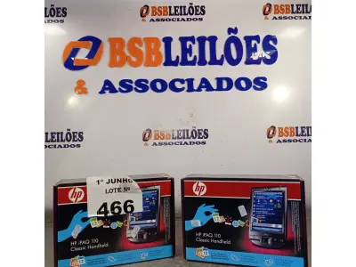 LOTE 466 - 02 HP IPAQ 110. (NO ESTADO, LEILÃO NÃO TEM GARANTIA E NEM DEVOLUÇÃO, SUJEITO A POSSÍVEIS AVARIAS VISÍVEIS/OCULTAS E/OU AUSÊNCIA DE COMPONENTES).