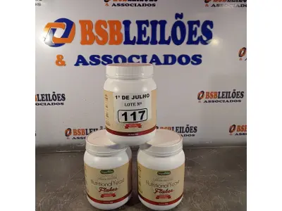 LOTE 117 - 03 POTES DE LEVEDURA EM FLOCOS VEGAN WAY 500G SABOR NATURAL. (NO ESTADO, LEILÃO NÃO TEM GARANTIA E NEM DEVOLUÇÃO, SUJEITO A POSSÍVEIS AVARIAS VISÍVEIS/OCULTAS E/OU AUSÊNCIA DE COMPONENTES).