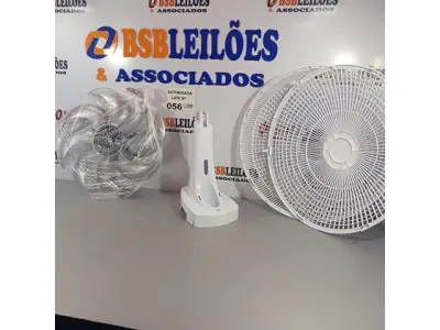 LOTE 056 - 01 CONJUNTO DO VENTILADOR MONDIAL GRADE, HÉLICE E BASE. (NO ESTADO, NÃO SABEMOS SE FUNCIONA. LEILÃO NÃO TEM GARANTIA E NEM DEVOLUÇÃO).