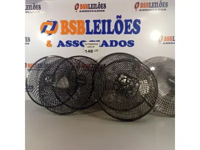 LOTE 148 - 06 GRADES DE VENTILADORES DIVERSOS. (NO ESTADO, NÃO SABEMOS SE FUNCIONA. LEILÃO NÃO TEM GARANTIA E NEM DEVOLUÇÃO).