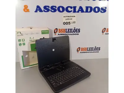 LOTE 005 - 01 CASE MINI TECLADO PARA NOTEBOOK MARCA MULTILAZER. (NO ESTADO, NÃO SABEMOS SE FUNCIONA. LEILÃO NÃO TEM GARANTIA E NEM DEVOLUÇÃO).