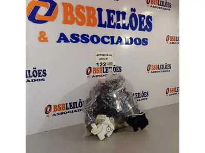 LOTE 122 - 38 PEÇAS DO SUPORTE DO MOTOR DO VENTILADOR VENTISOL. (NO ESTADO, NÃO SABEMOS SE FUNCIONA. LEILÃO NÃO TEM GARANTIA E NEM DEVOLUÇÃO).