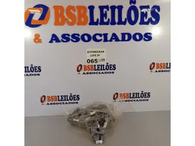 LOTE 065 - 10 PEÇAS DA CAIXA DE OSCILAÇÃO DO VENTILADOR MONDIAL. (NO ESTADO, NÃO SABEMOS SE FUNCIONA. LEILÃO NÃO TEM GARANTIA E NEM DEVOLUÇÃO).