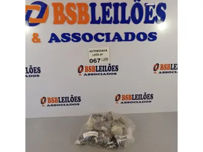 LOTE 067 - 10 PEÇAS DA CAIXA DE OSCILAÇÃO DO VENTILADOR MONDIAL. (NO ESTADO, NÃO SABEMOS SE FUNCIONA. LEILÃO NÃO TEM GARANTIA E NEM DEVOLUÇÃO).