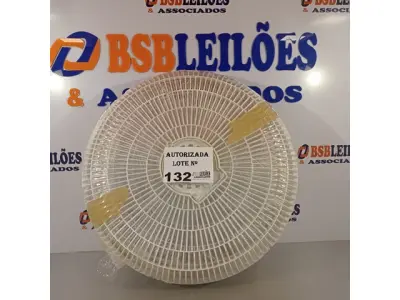 LOTE 132 - 02 GRADES TRASEIRA E DIANTEIRA DO VENTILADOR NYLO. (NO ESTADO, NÃO SABEMOS SE FUNCIONA. LEILÃO NÃO TEM GARANTIA E NEM DEVOLUÇÃO).