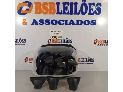 LOTE 036 - 01 LOTE COM VÁRIOS BICOS DE SECADOR GAMA DELTA 2000. (NO ESTADO, NÃO SABEMOS SE FUNCIONA. LEILÃO NÃO TEM GARANTIA E NEM DEVOLUÇÃO).