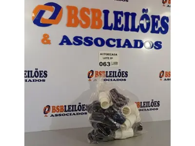 LOTE 063 - 25 PEÇAS DA LUVA DA COLUNA DO VENTILADOR VENTISOL. (NO ESTADO, NÃO SABEMOS SE FUNCIONA. LEILÃO NÃO TEM GARANTIA E NEM DEVOLUÇÃO).