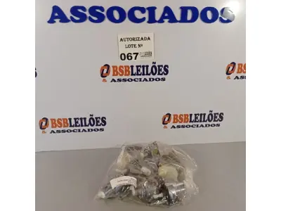 LOTE 067 - 10 PEÇAS DA CAIXA DE OSCILAÇÃO DO VENTILADOR MONDIAL. (NO ESTADO, NÃO SABEMOS SE FUNCIONA. LEILÃO NÃO TEM GARANTIA E NEM DEVOLUÇÃO).