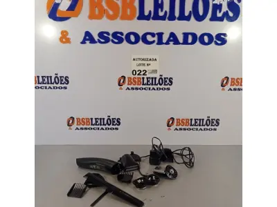 LOTE 022 - 01 KIT DA MÁQUINA DE CORTAR CABELO MARCA MONDIAL. (NO ESTADO, NÃO SABEMOS SE FUNCIONA. LEILÃO NÃO TEM GARANTIA E NEM DEVOLUÇÃO).