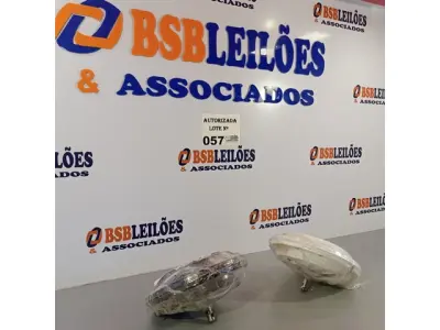 LOTE 057 - 02 MOTORES TRON GLOBO 220V 130W. (NO ESTADO, NÃO SABEMOS SE FUNCIONA. LEILÃO NÃO TEM GARANTIA E NEM DEVOLUÇÃO).
