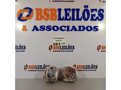 LOTE 083 - 02 ESTATORES DO VENTILADOR VENTISOL 60CM. (NO ESTADO, NÃO SABEMOS SE FUNCIONA. LEILÃO NÃO TEM GARANTIA E NEM DEVOLUÇÃO).