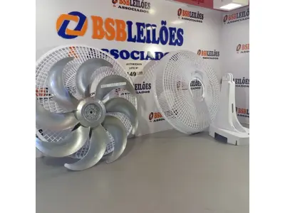 LOTE 149 - 01 CONJUNTO DO VENTILADOR MONDIAL GRADE, HÉLICE E BASE. (NO ESTADO, NÃO SABEMOS SE FUNCIONA. LEILÃO NÃO TEM GARANTIA E NEM DEVOLUÇÃO).
