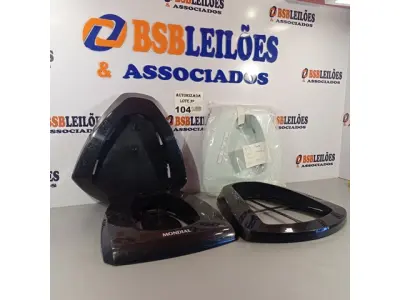 LOTE 104 - 04 PEÇAS DA BASE DO VENTILADOR MONDIAL 40CM. (NO ESTADO, NÃO SABEMOS SE FUNCIONA. LEILÃO NÃO TEM GARANTIA E NEM DEVOLUÇÃO).