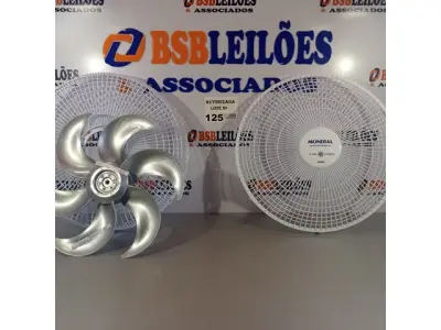 LOTE 125 - 01 CONJUNTO DO VENTILADOR MONDIAL GRADE E HÉLICE. (NO ESTADO, NÃO SABEMOS SE FUNCIONA. LEILÃO NÃO TEM GARANTIA E NEM DEVOLUÇÃO).