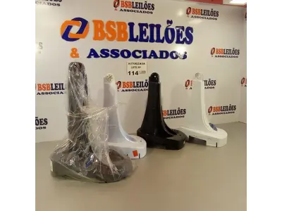LOTE 114 - 04 PEÇAS DE BASES DE VENTILADORES DIVERSOS. (NO ESTADO, NÃO SABEMOS SE FUNCIONA. LEILÃO NÃO TEM GARANTIA E NEM DEVOLUÇÃO).