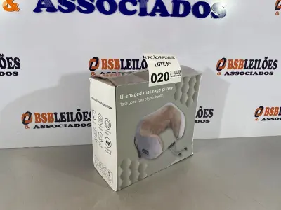 LOTE 020 - 01 ALMOFADA ELETRICA PARA MASSAGEM (NO ESTADO, NÃO SABEMOS SE FUNCIONA. LEILÃO NÃO TEM GARANTIA E NEM DEVOLUÇÃO)