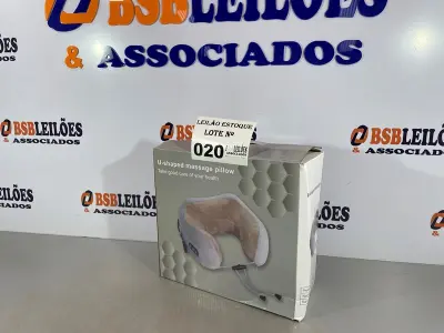 LOTE 020 - 01 ALMOFADA ELETRICA PARA MASSAGEM (NO ESTADO, NÃO SABEMOS SE FUNCIONA. LEILÃO NÃO TEM GARANTIA E NEM DEVOLUÇÃO)