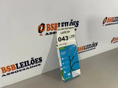LOTE 043 - 01 ESTETOSCÓPIO PROFISSIONAL SLIM (NO ESTADO, NÃO SABEMOS SE FUNCIONA. LEILÃO NÃO TEM GARANTIA E NEM DEVOLUÇÃO)