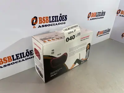 LOTE 040 - 01 ALMOFADA MASSAGEADORA ELETRICA COM AQUECIMENTO EMBUTIDO (NO ESTADO, NÃO SABEMOS SE FUNCIONA. LEILÃO NÃO TEM GARANTIA E NEM DEVOLUÇÃO)