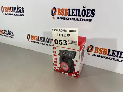 LOTE 053 - 01 CAIXA DE SOM BLUETOOTH COM SUPORTE PARA CELULAR (NO ESTADO, NÃO SABEMOS SE FUNCIONA. LEILÃO NÃO TEM GARANTIA E NEM DEVOLUÇÃO)