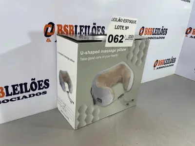 LOTE 062 - 01 ALMOFADA MASSAGEADORA ELETRICA (NO ESTADO, NÃO SABEMOS SE FUNCIONA. LEILÃO NÃO TEM GARANTIA E NEM DEVOLUÇÃO)