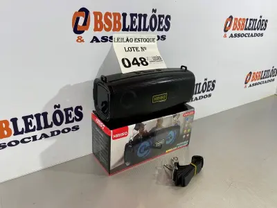 LOTE 048 - 01 CAIXA DE SOM TAMANHO M (NO ESTADO, NÃO SABEMOS SE FUNCIONA. LEILÃO NÃO TEM GARANTIA E NEM DEVOLUÇÃO)