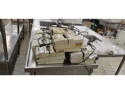 LOTE 047 - 11 IMPRESSORAS MATRICIAIS DE CONTA.(NO ESTADO QUE SE ENCONTRAM. NÃO SABEMOS SE FUNCIONAM. LEILÃO NÃO TEM GARANTIA E NEM DEVOLUÇÃO).