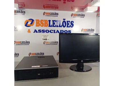LOTE 148 - 01 CPU HP COMPAQ 6005, PROCESSADOR PHENON X2, MEMÓRIA 2GB, HD 250 GB E 01 MONITOR HP MODELO W2043S. (NO ESTADO, LEILÃO NÃO TEM GARANTIA E NEM DEVOLUÇÃO, SUJEITO A POSSÍVEIS AVARIAS VISÍVEIS/OCULTAS E/OU AUSÊNCIA DE COMPONENTES).