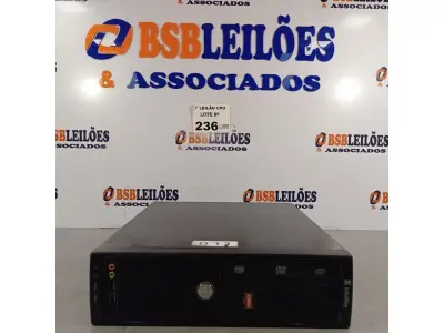 LOTE 236 - 01 CPU ITAUTEC INFOWAY SM 3330, PROCESSADOR PHENON X2, HD 500GB E MEMÓRIA 2GB DDR3. (NO ESTADO, LEILÃO NÃO TEM GARANTIA E NEM DEVOLUÇÃO, SUJEITO A POSSÍVEIS AVARIAS VISÍVEIS/OCULTAS E/OU AUSÊNCIA DE COMPONENTES).