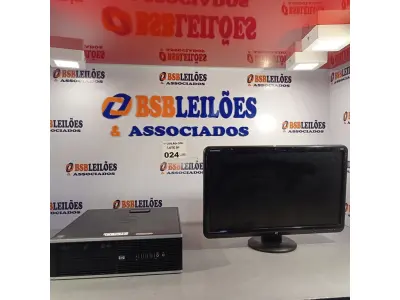LOTE 024 - 01 CPU HP COMPAQ 6005, PROCESSADOR PHENON X2, HD 250GB, SEM MEMÓRIA E 01 MONITOR COMPAQ MODELO WJ674A.  (NO ESTADO, LEILÃO NÃO TEM GARANTIA E NEM DEVOLUÇÃO, SUJEITO A POSSÍVEIS AVARIAS VISÍVEIS/OCULTAS E/OU AUSÊNCIA DE COMPONENTES).
