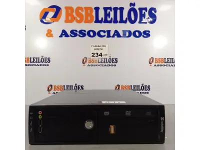 LOTE 234 - 01 CPU ITAUTEC INFOWAY SM 3330, PROCESSADOR PHENON X2, HD 500GB E MEMÓRIA 2GB DDR3. (NO ESTADO, LEILÃO NÃO TEM GARANTIA E NEM DEVOLUÇÃO, SUJEITO A POSSÍVEIS AVARIAS VISÍVEIS/OCULTAS E/OU AUSÊNCIA DE COMPONENTES).