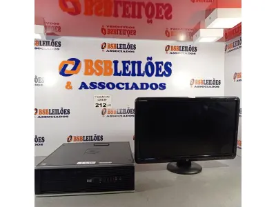 LOTE 212 - 01 CPU HP COMPAQ 6005, PROCESSADOR PHENON X2, HD 250 GB, MEMÓRIA 2GB E 01 MONITOR COMPAQ MODELO WJ 674 A. (NO ESTADO, LEILÃO NÃO TEM GARANTIA E NEM DEVOLUÇÃO, SUJEITO A POSSÍVEIS AVARIAS VISÍVEIS/OCULTAS E/OU AUSÊNCIA DE COMPONENTES).