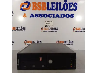 LOTE 296 - 01 CPU ITAUTEC INFOWAY SM 3330, PROCESSADOR PHENON X2, HD 500GB E MEMÓRIA 2GB DDR3. (NO ESTADO, LEILÃO NÃO TEM GARANTIA E NEM DEVOLUÇÃO, SUJEITO A POSSÍVEIS AVARIAS VISÍVEIS/OCULTAS E/OU AUSÊNCIA DE COMPONENTES).