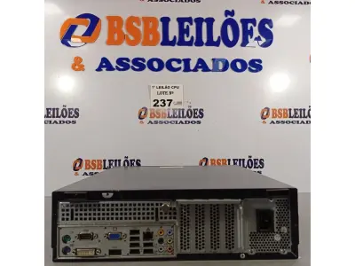 LOTE 237 - 01 CPU ITAUTEC INFOWAY SM 3330, PROCESSADOR PHENON X2, HD 500GB E MEMÓRIA 2GB DDR3. (NO ESTADO, LEILÃO NÃO TEM GARANTIA E NEM DEVOLUÇÃO, SUJEITO A POSSÍVEIS AVARIAS VISÍVEIS/OCULTAS E/OU AUSÊNCIA DE COMPONENTES).