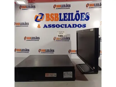 LOTE 189 - 01 CPU ITAUTEC INFOWAY SM 3330, PROCESSADOR PHENON X2, HD 500GB, MEMÓRIA 2GB DDR3 E 01 MONITOR HP MODELO LE 1851W. (NO ESTADO, LEILÃO NÃO TEM GARANTIA E NEM DEVOLUÇÃO, SUJEITO A POSSÍVEIS AVARIAS VISÍVEIS/OCULTAS E/OU AUSÊNCIA DE COMPONENTES).