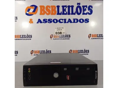LOTE 038 - 01 CPU ITAUTEC INFOWAY SM 3330, PROCESSADOR PHENON X2, HD 500GB, MEMÓRIA 2GB DDR3. (NO ESTADO, LEILÃO NÃO TEM GARANTIA E NEM DEVOLUÇÃO, SUJEITO A POSSÍVEIS AVARIAS VISÍVEIS/OCULTAS E/OU AUSÊNCIA DE COMPONENTES).