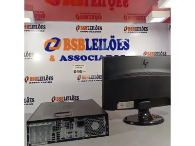 LOTE 016 - 01 CPU COMPAQ 6005, PROCESSADOR PHENON X2, HD 250, MEMORIA 2GB E 01 MONITOR HP MODELO W2043S-PF.  (NO ESTADO, LEILÃO NÃO TEM GARANTIA E NEM DEVOLUÇÃO, SUJEITO A POSSÍVEIS AVARIAS VISÍVEIS/OCULTAS E/OU AUSÊNCIA DE COMPONENTES).