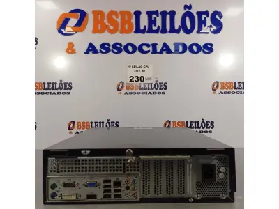 LOTE 230 - 01 CPU ITAUTEC INFOWAY SM 3330, PROCESSADOR PHENON X2, HD 500GB E MEMÓRIA 2GB DDR3. (NO ESTADO, LEILÃO NÃO TEM GARANTIA E NEM DEVOLUÇÃO, SUJEITO A POSSÍVEIS AVARIAS VISÍVEIS/OCULTAS E/OU AUSÊNCIA DE COMPONENTES).