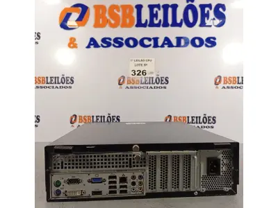 LOTE 326 - 01 CPU ITAUTEC INFOWAY SM 3330, PROCESSADOR PHENON X2, HD 500GB E MEMÓRIA 2GB DDR3. (NO ESTADO, LEILÃO NÃO TEM GARANTIA E NEM DEVOLUÇÃO, SUJEITO A POSSÍVEIS AVARIAS VISÍVEIS/OCULTAS E/OU AUSÊNCIA DE COMPONENTES).