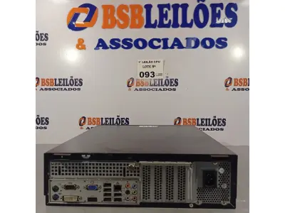 LOTE 093 - 01 CPU ITAUTEC INFOWAY SM 3330, PROCESSADOR PHENON X2, HD 500GB, MEMÓRIA 2GB DDR3. (NO ESTADO, LEILÃO NÃO TEM GARANTIA E NEM DEVOLUÇÃO, SUJEITO A POSSÍVEIS AVARIAS VISÍVEIS/OCULTAS E/OU AUSÊNCIA DE COMPONENTES).