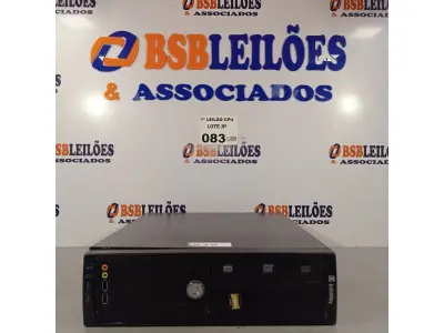 LOTE 083 - 01 CPU ITAUTEC INFOWAY SM 3330, PROCESSADOR PHENON X2, HD 500GB, MEMÓRIA 2GB DDR3. (NO ESTADO, LEILÃO NÃO TEM GARANTIA E NEM DEVOLUÇÃO, SUJEITO A POSSÍVEIS AVARIAS VISÍVEIS/OCULTAS E/OU AUSÊNCIA DE COMPONENTES).