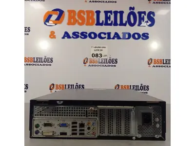 LOTE 083 - 01 CPU ITAUTEC INFOWAY SM 3330, PROCESSADOR PHENON X2, HD 500GB, MEMÓRIA 2GB DDR3. (NO ESTADO, LEILÃO NÃO TEM GARANTIA E NEM DEVOLUÇÃO, SUJEITO A POSSÍVEIS AVARIAS VISÍVEIS/OCULTAS E/OU AUSÊNCIA DE COMPONENTES).